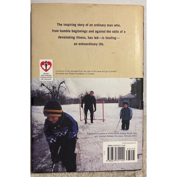 Walter Gretzky Hardcover Book "On Family Hockey And Healing" By Random House Can - Picture 2 of 11